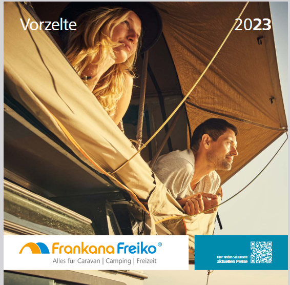 Frankana Katalog Vorzelte 2023 Ansicht